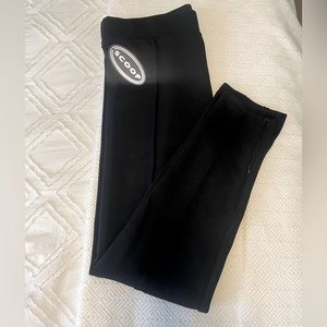 Black Ankle Zipper Pants